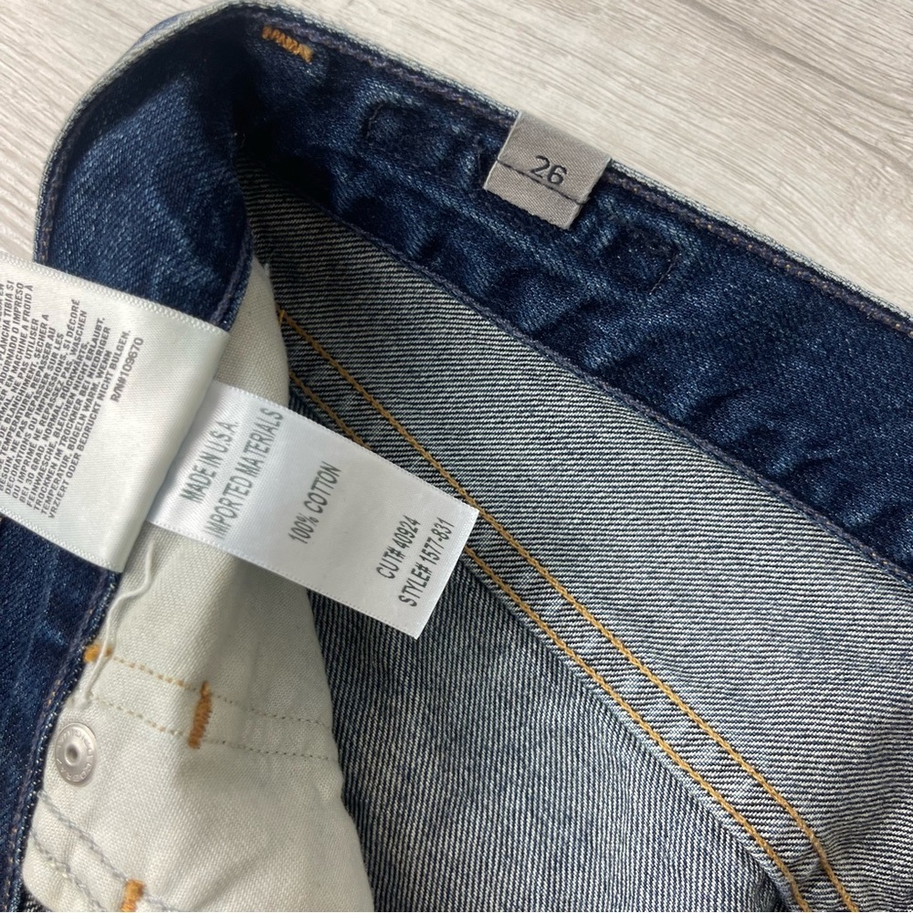 Citizens of Humanity Liya High Rise Classic Fit Crop with Distressed Hem, 26 - Picture 10 of 14